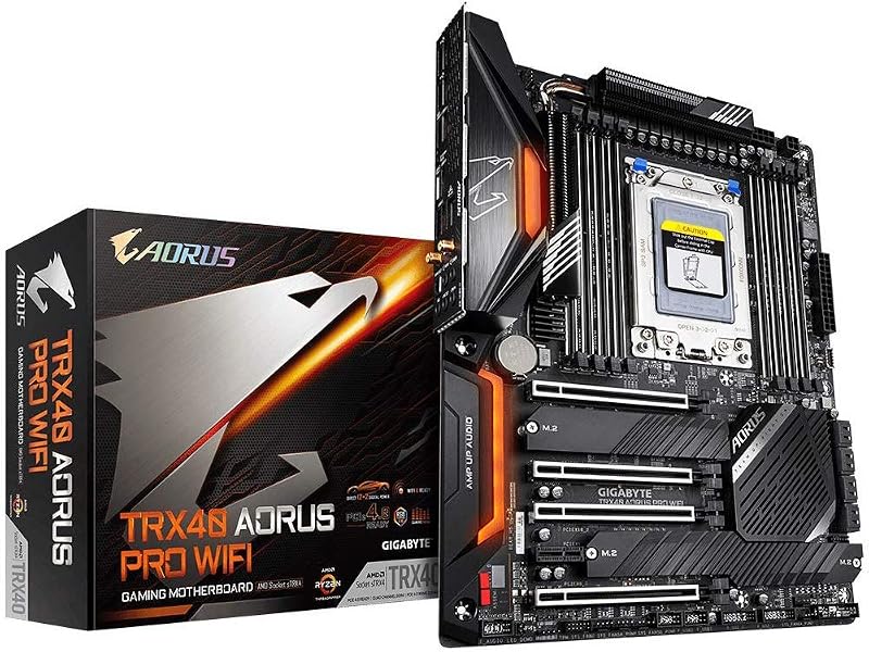 Gigabyte TRX40 AORUS PRO WiFi Motherboard sTRX4 AMD Ryzen Threadripper 3rd Gen
