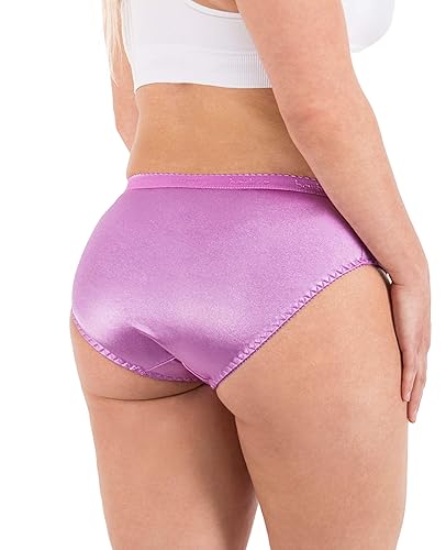 Barbra Lingerie Barbra Womens Silky Sexy Satin Bikini Panties S - Plus Size  Women Underwear Multi-Pack (5XL), 4 Pack- Grape, 5X-Large Plus in Kenya |  Whizz Bikinis
