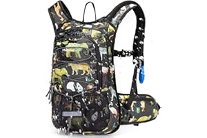 MUBASEL GEAR Insulated Hydration Backpack Pack with 2L BPA Free Bladder - Keeps Liquid Cool up to 5 Hours – for Running, Hiking, Cycling, Camping