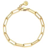Dremmy Studios Gold Dainty Paperclip Chain Bracelet