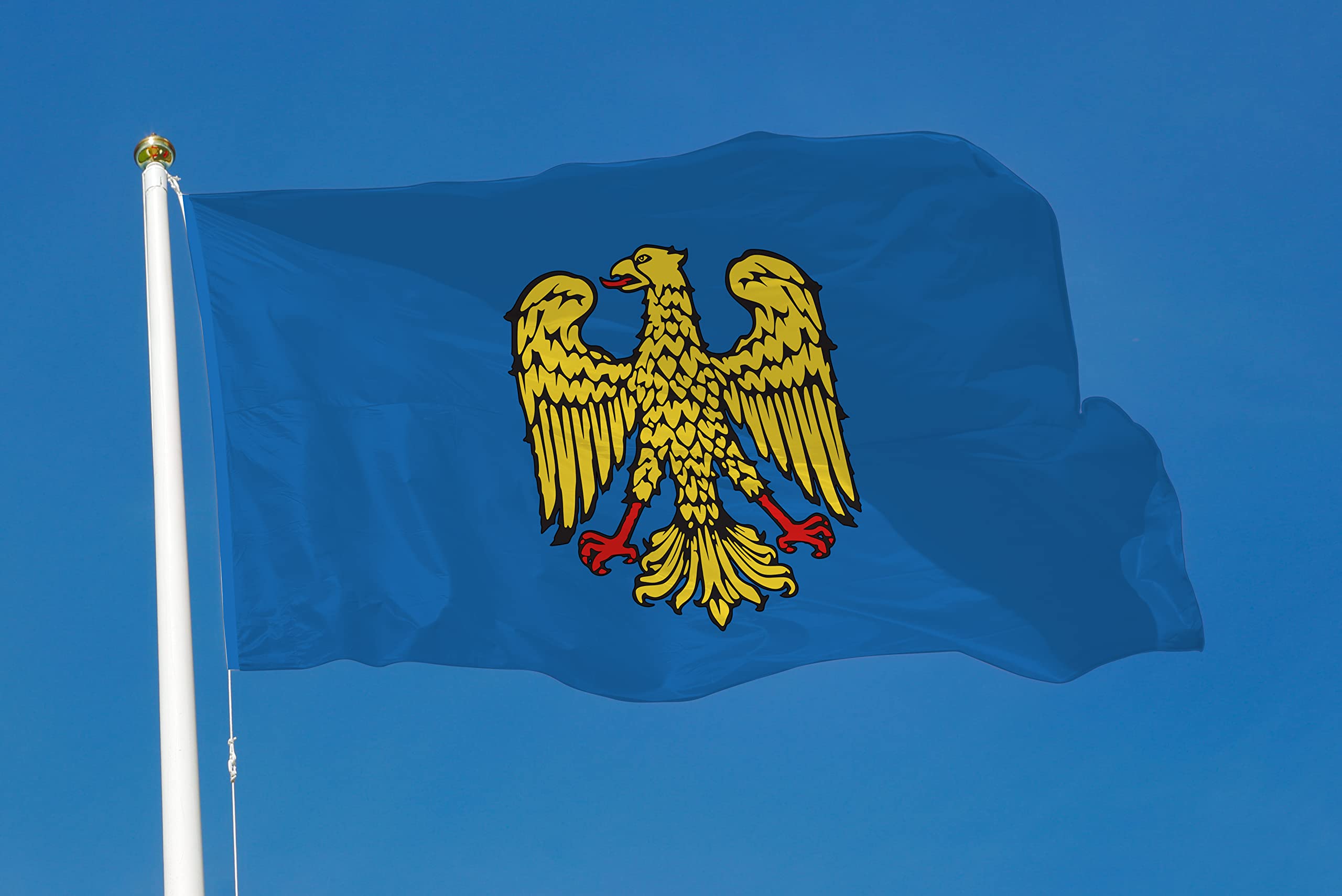 Friuli Flag 70 x 100 cm in Nautical Polyester 115 g/m² with Double Bend, Rope and Sheath. Suitable for both In/Out Door