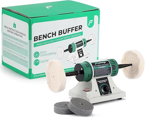 Jewelry Polisher, Bench Buffer Polisher, Adjustable Variable Speed ...