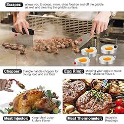 Griddle Accessories Kit, 135 Pcs Griddle Grill