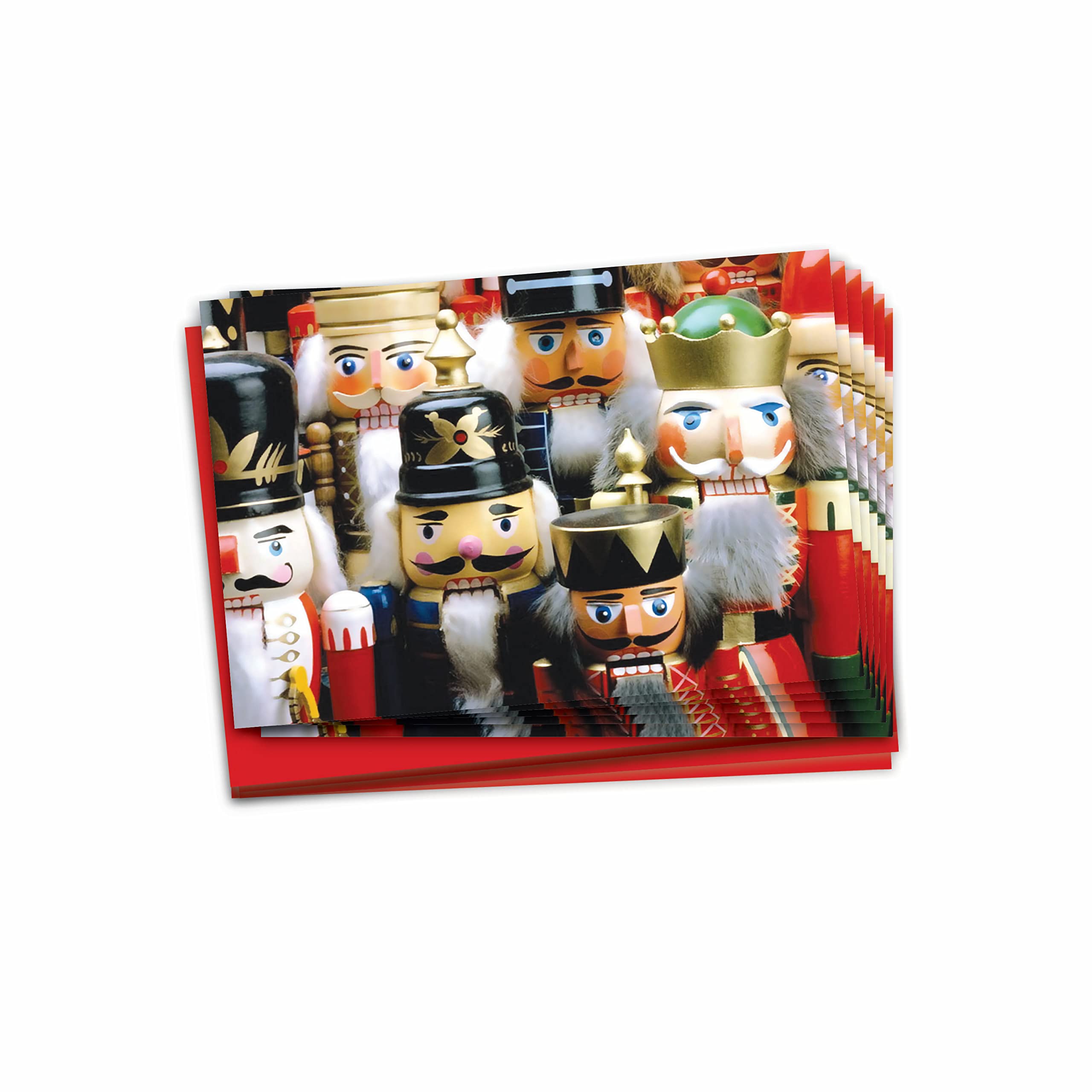 The Best Card Company - 12 Boxed Christmas Greeting Cards (1 Design, 12 Cards) - Tropical Beach and Vacation Holidays, Bulk Set - Merry Crackers B3269HXSG