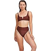 Gottex Luma High End High Leg Cut High Waist Women's Swim Bottom with Front and Back Lining Swimwear