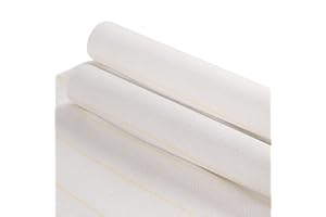 SANJIAN 1*PC 40” x 40” Tufting Cloth for Tufting Gun, Primary Tufting Cloth with Marked Lines, Durable Monks Cloth for Punch Needle, Edges Sewn for DIY Crafts