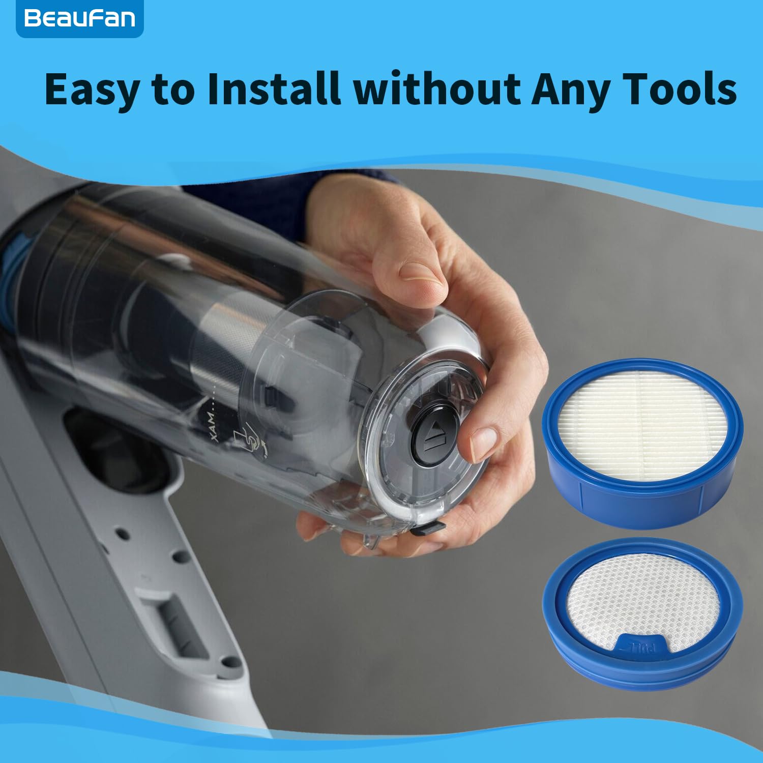 ASKW5 Filter Set Performance Kit Ersatz Kompatibel mit AEG Series 7000 Cordless Staubsauger (2 Vorfilter & 4 Feinstaubfilter) 6