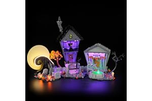 BRIKSMAX 2.0 Light Kit for Disney Tim Burton's The Nightmare Before Christmas - Innovative LED Lighting Compatible with Lego Ideas 21351
