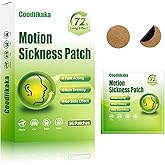 Motion Sickness Patches Non-Drowsy Formula Prevents Car, Airsick, Altitude Sickness, Sea, Cruise essentials & Motion Rides Travel Essentials for Adults & Kids Long-Lasting Up to 72 Hours(36Pcs)