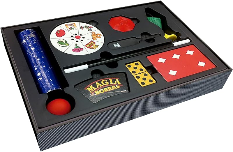 BORRAS - Magia Clásica con los 50 Trucos más Originales y Divertidos, Los aprendices de Mago encontrarán un Manual con Todos los Trucos Paso a Paso | Juego de Magia a Partir de 7 años (24047)