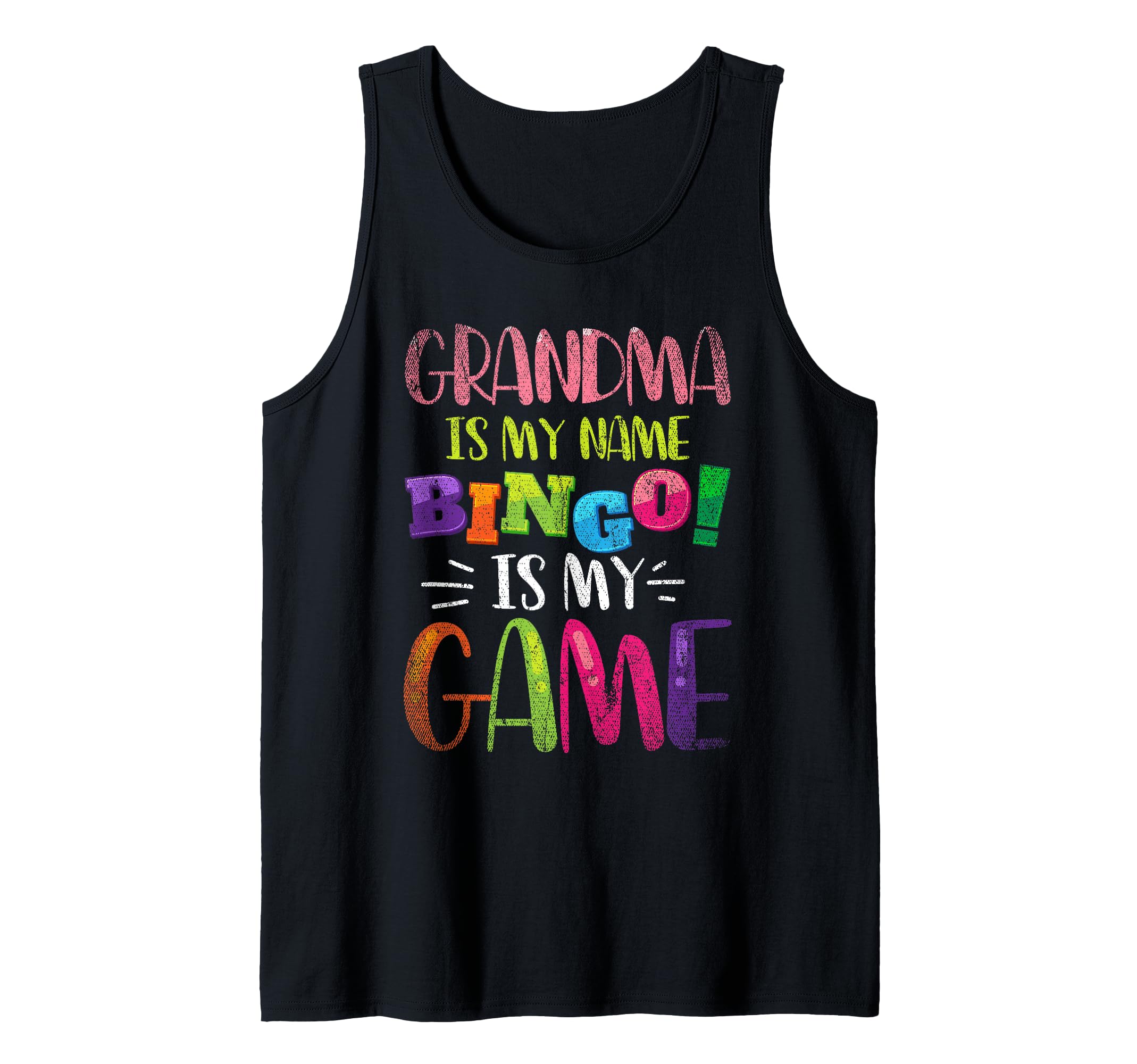 Mein Name ist Oma und Bingo ist mein Spiel Funny Bingo Tank Top