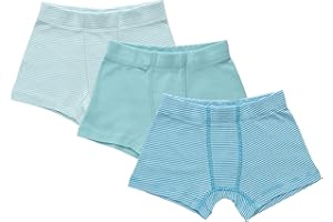 ORGANICKID Boys 100% Organic 100% Cotton Underwear GOTS Certified Kids Toddler Boxer Briefs Pack of 3