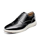 Florsheim Men's Dynamo Wingtip Oxford, Black and