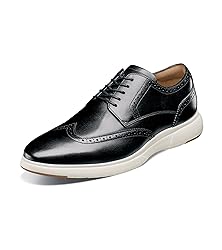 Florsheim Men's Dynamo Wingtip Oxford, Black and