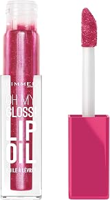 Rimmel Oh My Gloss Lip Oil 007 Fuchsia Punch Lip Shine Hydrates Vegan Cruelty