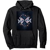Pisces Zodiac Sign Pullover Hoodie