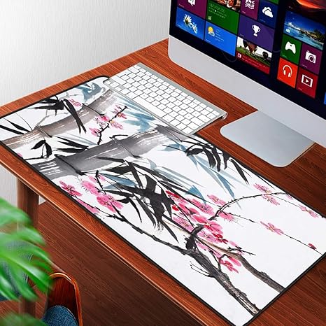 Luoquan Alfombrilla Raton Grande Gaming Mouse Pad,Pintura Original de