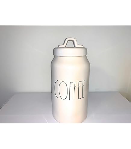 Amazon.com: Rae Dunn COFFEE Canister - ORANGE - Ceramic - 7 in