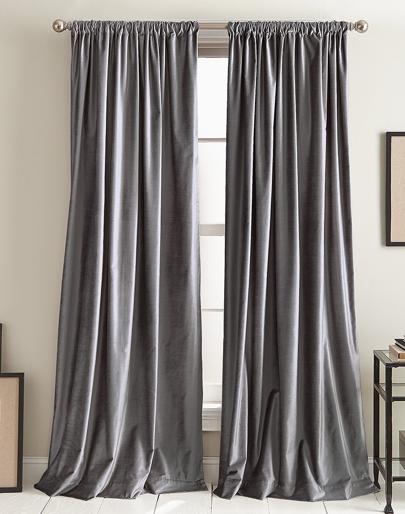Garden Curtains Dkny Champagne Gold Modern Velvet Window Curtain