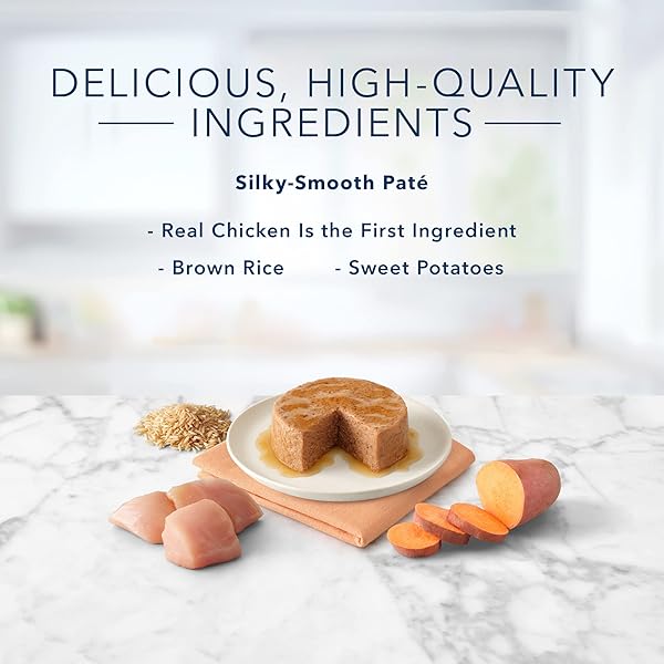 BLUE BUFFALO TASTEFULS NATURAL PATE WET CAT FOOD, CHICKEN ENTRÉE 3-OZ CANS (PACK OF 24)