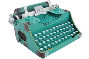 Vintage Typewriter Model, Metal Antique Retro Classic Manual Typewriter Decoration, Old Typewriter Props Home Table Art Ornam