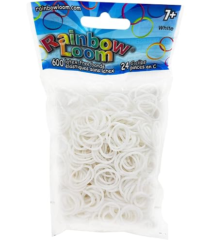 Cousin DIY Gummibänder Mit S-Clips, 624-teilig, Schwarz, Für Freundschaftsbänder & Schmuck