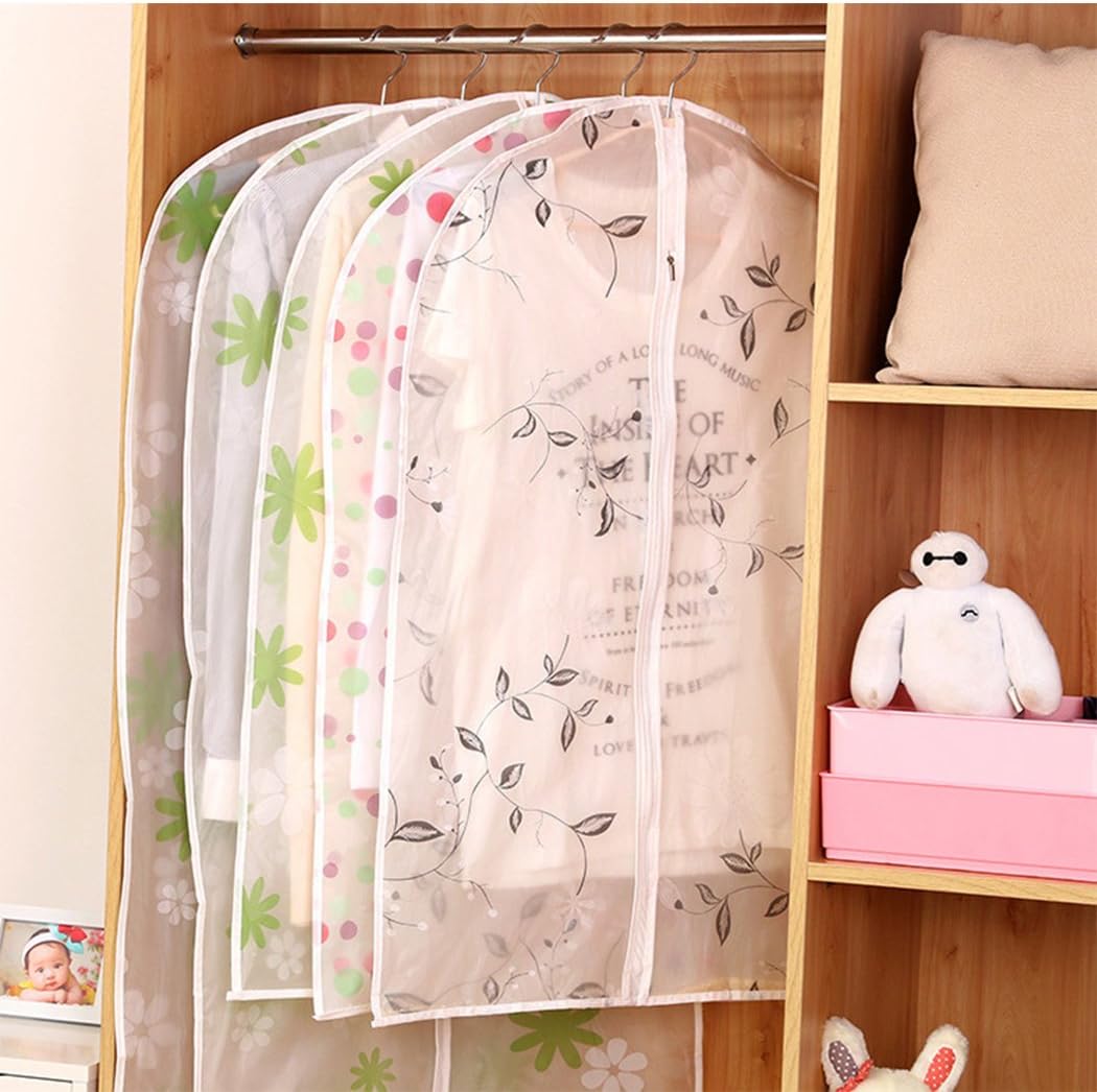 dooppa Pack de 5 PEVA respetuoso con el medio ambiente transparente