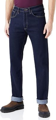 - Jeans Uomo - Vestibilità Dritta Regular - Foundation - Rinse