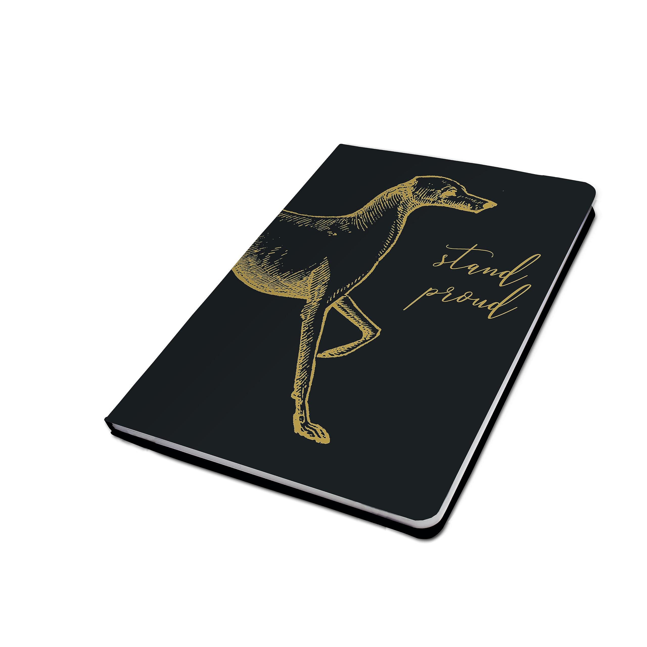 Robert Frederick Premium B5 Lined Notebook Journal Stand Proud Dog Design