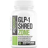 Nutrimend IQ GLP-1 Shred Zone - Weight Loss Pills for Women & Men + Appetite Suppressant Support - Supports Healthy Pathways Associated with GLP-1 Activity - Fat Burner Supplement - 60 Capsules