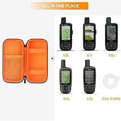 Supmay Hard Travel Case for Garmin GPSMAP 67i
