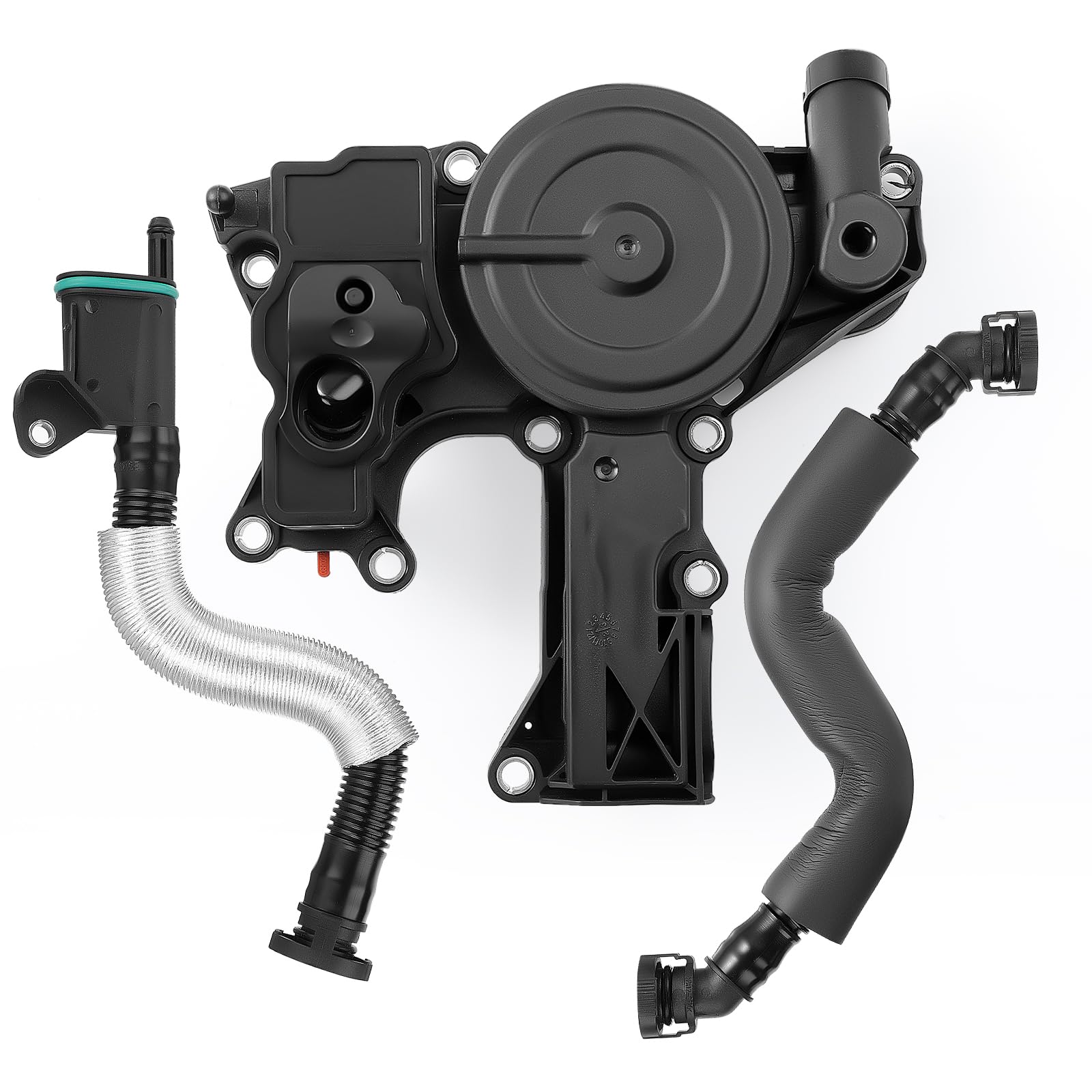 Photo 1 of ACLONG PCV Valve Engine Crankcase Vent Valve Oil Separator with Breather Hose Kit Fit for Audi A3 A4 A5 Q5 Quattro Fit for Volkswagen VW Beetle EOS CC GTI Jetta Tiguan Passat Replaces 06H103495B