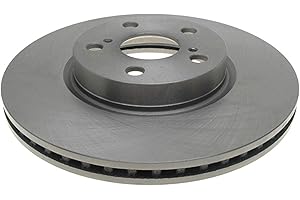 ACDelco Silver Front Brake Rotor 18A2601A | GM 19255510 Brake Rotors for Select Pontiac Vibe, Scion xD, Toyota Corolla, Matrix, and more