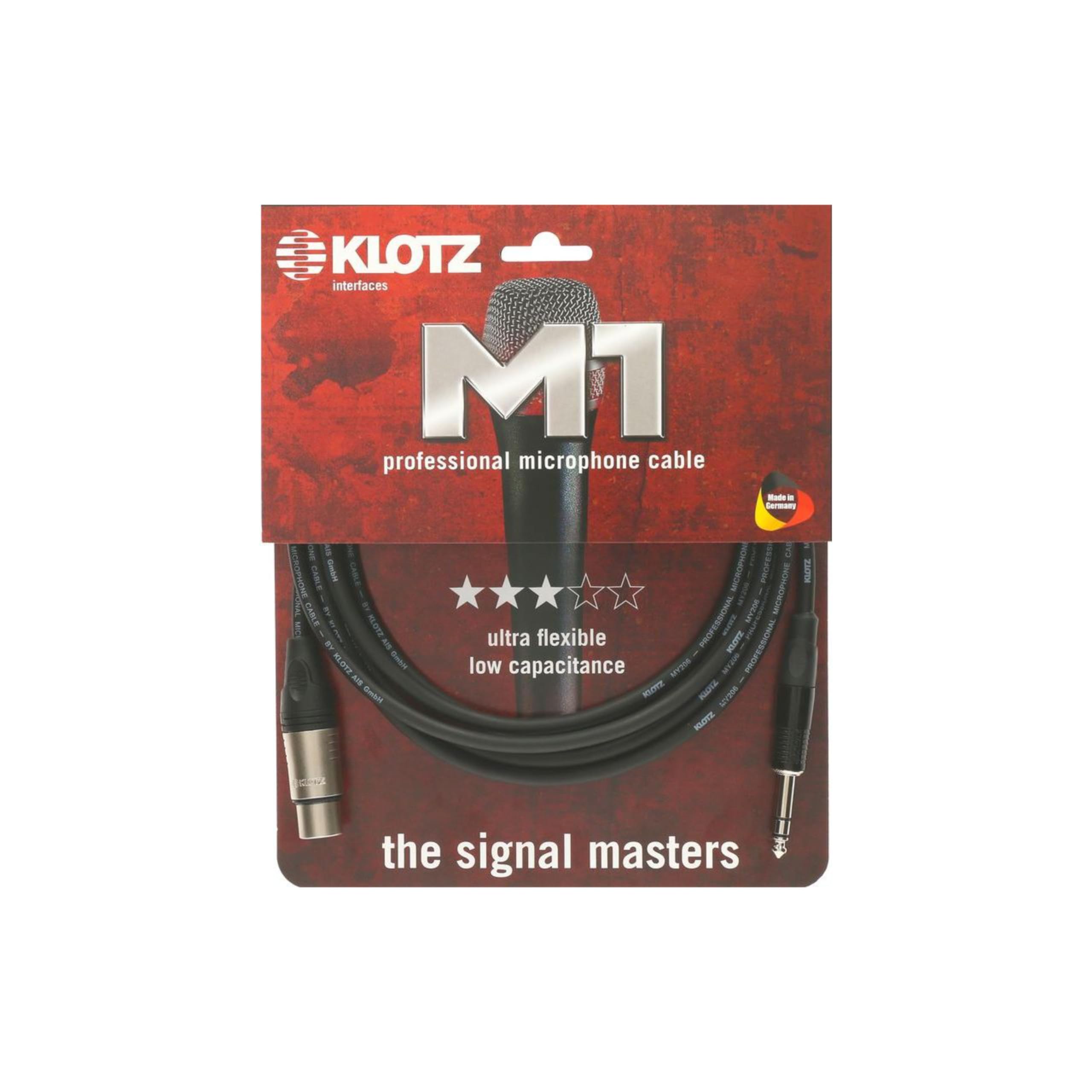 Klotz M1 Prime Xlr/Jack 5.0 Meter Symmetrical
