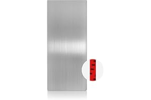 Alpine Stainless Steel Backsplash – Hand Dryer Wall Guard Sheet Protector for Bathroom, Kitchen & Office with Heavy Duty 3M A