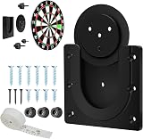 Flintronic Dartboard Bracket Hanging Kit – Wall Mount, Black, Includes Screws view 9