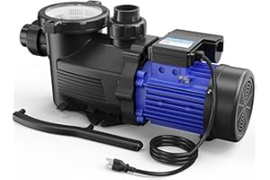 AQUASTRONG In/Above Ground Pool Pump, High Flow (Single Speed, 3HP, 9350 GPH, 115V)