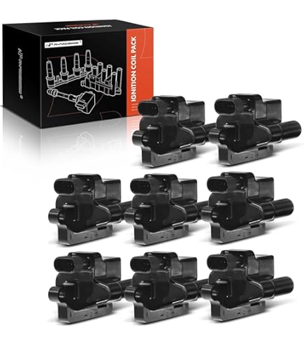 A-Premium 8x Ignition Coil Pack & Iridium Spark Plugs Kit For Chevrolet Silverado & GMC Sierra