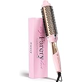 Farery Thermal Brush Extra Long Barrel, 1.5 Inch Hot Curling Wand for Big Bouncy Curls, Non-Blowing Heated Round Brush, Ceramic Curling Wand for Medium & Long Hair, 9 Adjustable Temps, Dual Voltage