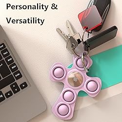 NOVAKE Compatible with AirTag Case Keychain Air Tag