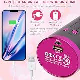 Caifu Automatic Hair Curler Cordless USB LCD Display 6 Heat 6 Timer view 4