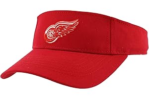 ZHATS NHL Unisex-Adult NHL Officially Licensed Visor Drill Icon Team Color