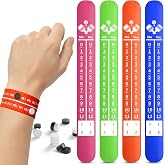 Pickleball Score Keeper Wristband, Portable Pickleball Scoreboard Counter, Scorekeeping Tracker Wristband for All Sports Games, 4/8 Pack Score Keeper Wristband for Any Yard Games