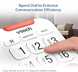 VTech CL1100 Corded Landline Phone with Big Button Visual Ring Indicator view 11