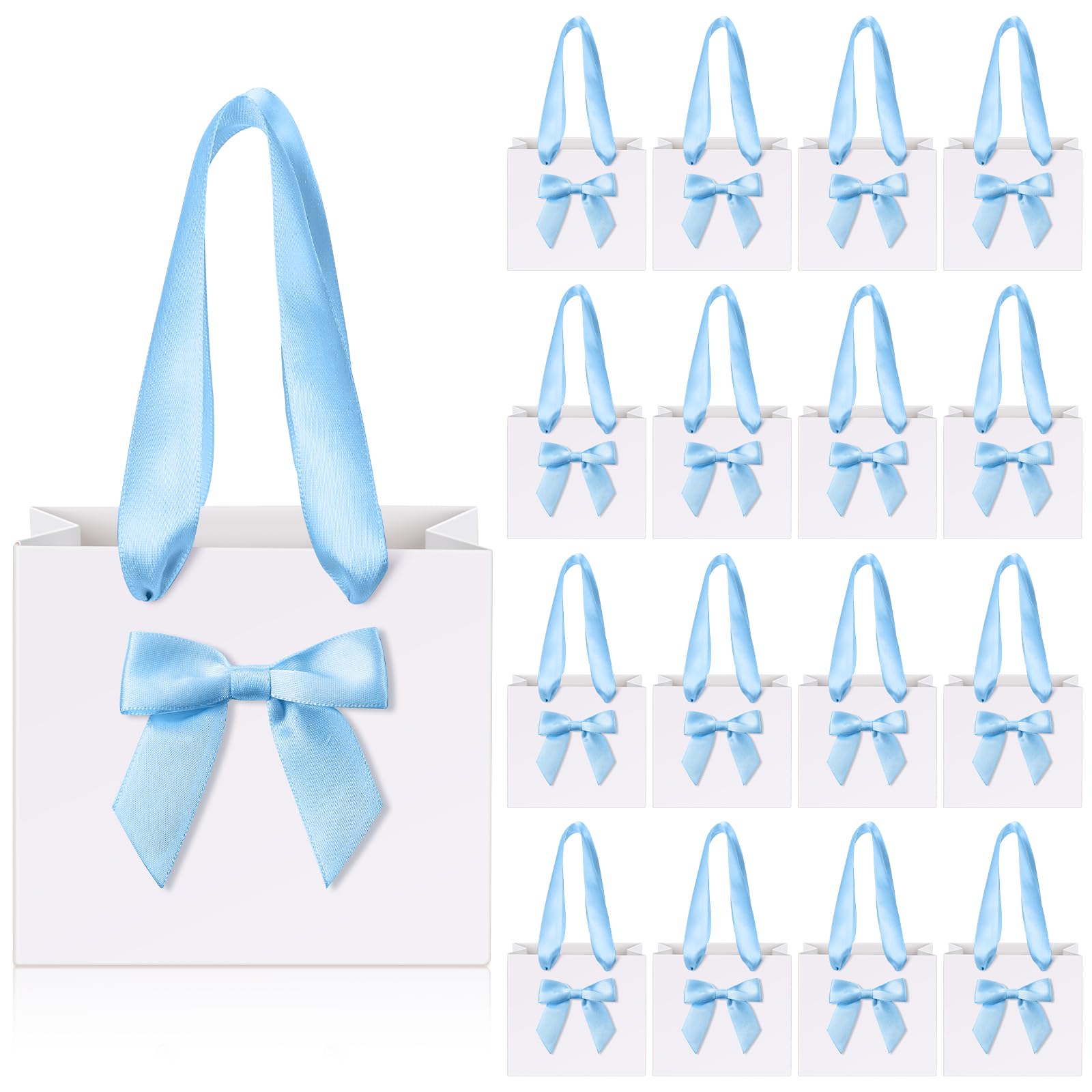 Kolldenn 48 Pcs Paper Gift Bags With Handles Kraft Paper Bags 8x6x3 Inch Multi Color Goodie Bags For Birthday Wedding Party Supplies C52 - View #3