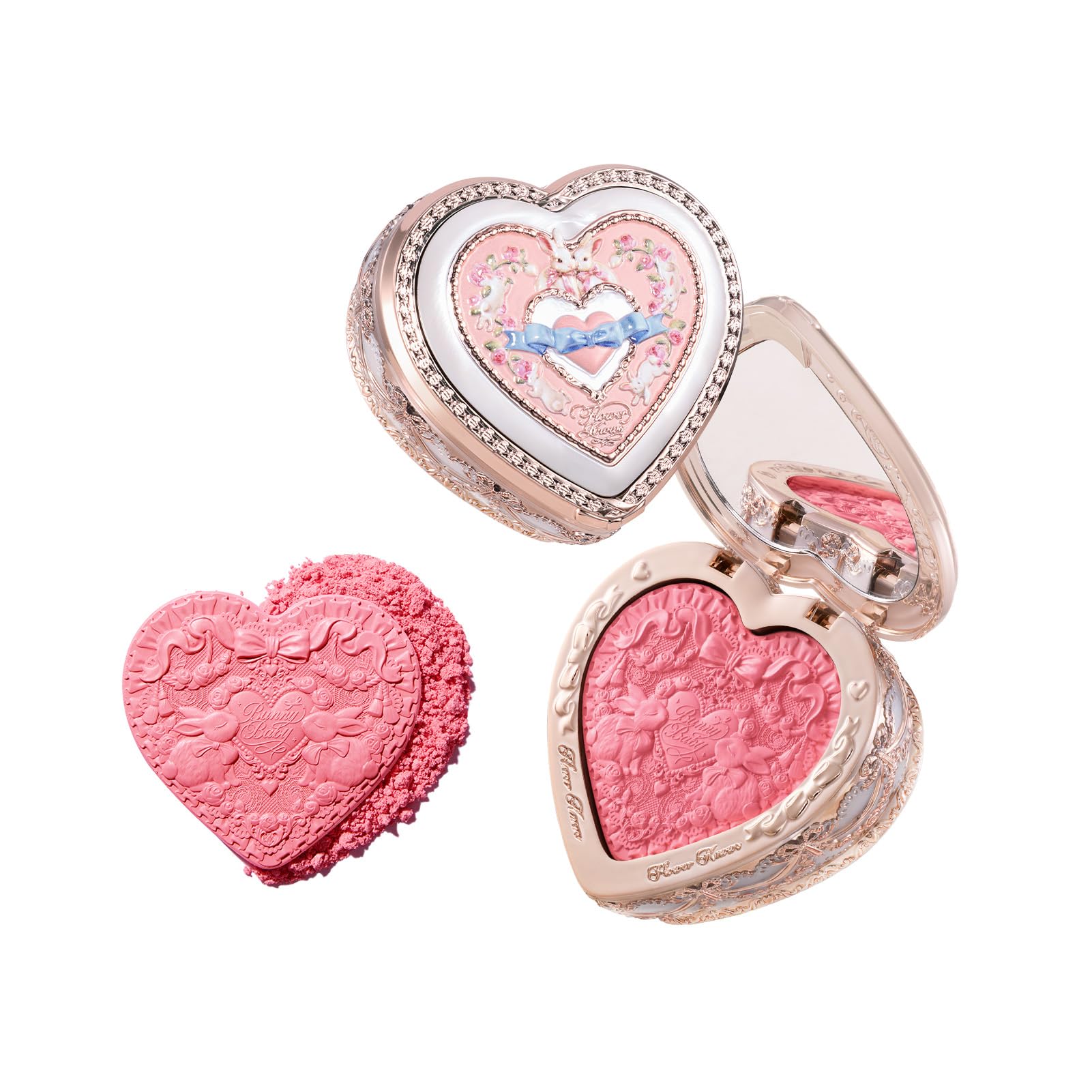 Bunny Garden Collection Embossed Blush