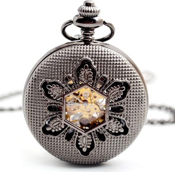 Amazon Sjxin クール懐中時計 レトロ機械式腕時計 ファッション カバーなし 機械式ハンギングチェーンウォッチ ユニセックス 機械式 懐中時計 1 メンズ腕時計 腕時計 通販