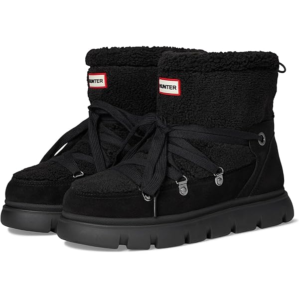 Amazon.com | Hunter Wanderer Tall Sherpa Snow Boots for Women