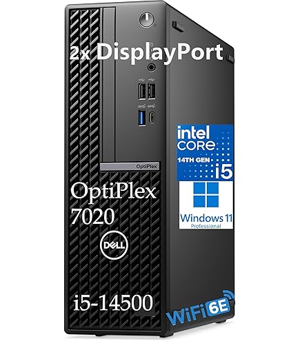 Amazon.com: Dell OptiPlex Desktop Computer 7020 SFF, 7000 Small