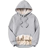Yeokou Women's Winter Hoodies Pullover Sherpa Fleece Warm Heavyweight Sweatshirt